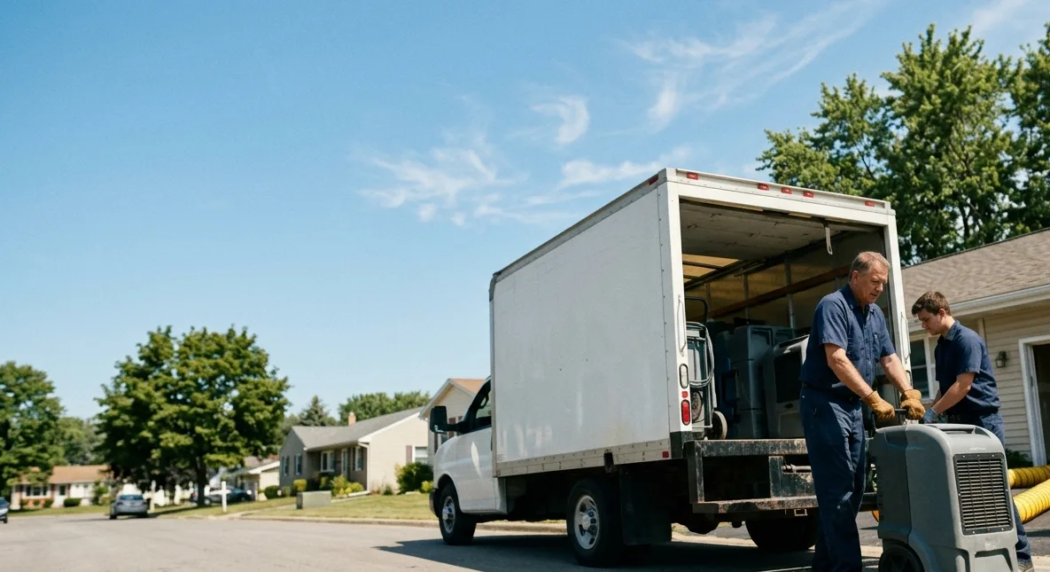 Water Damage Cleanup in Ellisville, IL near me